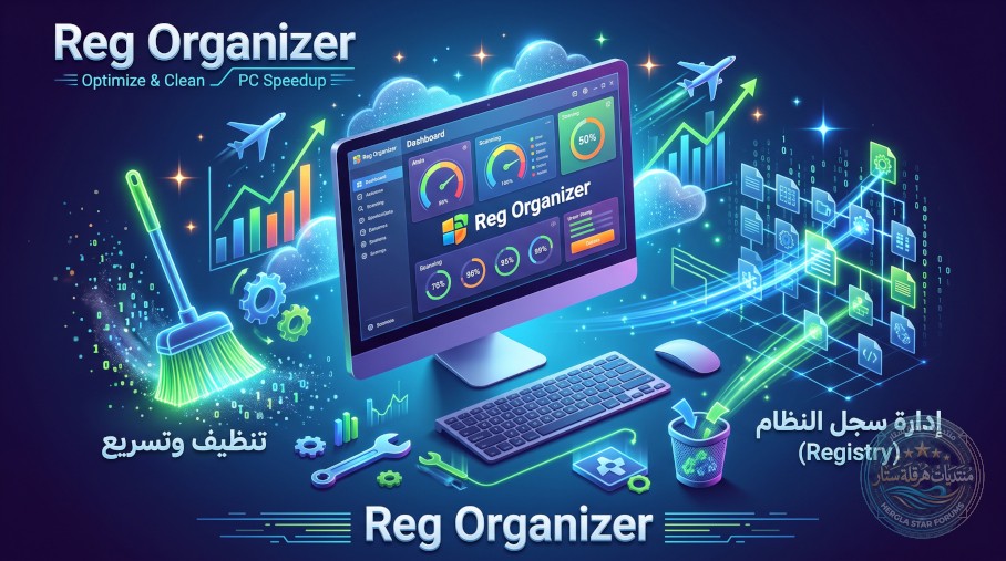 برنامج صيانة وتحسين أداء نظام التشغيل Windows : Reg Organizer 9.96