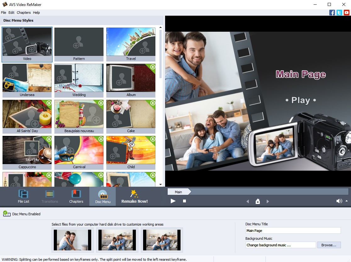 برنامج تعديل الفيديوهات AVS Video ReMaker 8