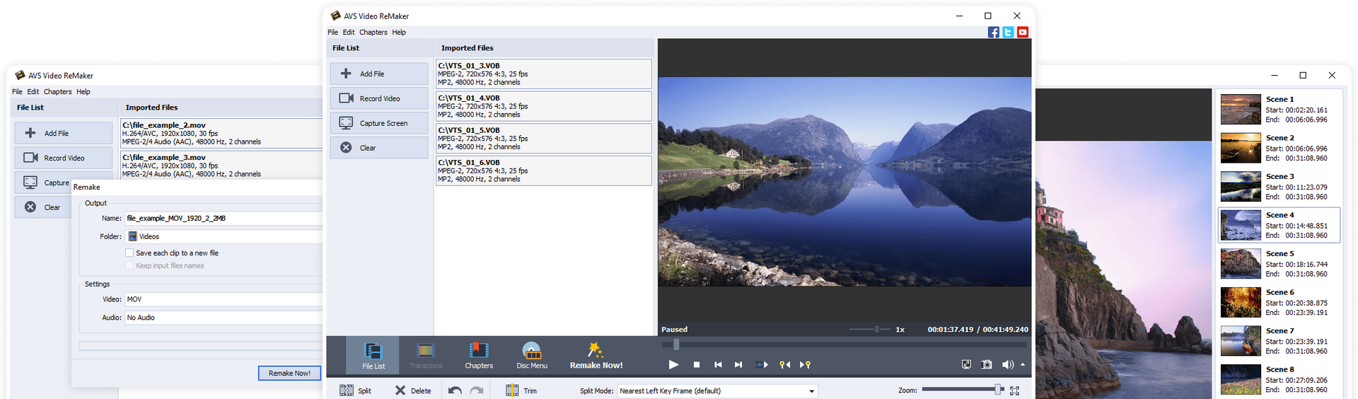 برنامج تعديل الفيديوهات AVS Video ReMaker 8