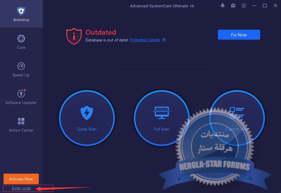 العناية المميزة Advanced SystemCare Ultimate 16.4 ومكافح الفيروسات